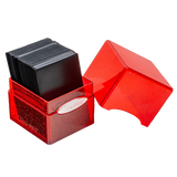 Deck Box: Satin Cube - Glitter Red