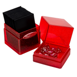 Deck Box: Satin Tower - Glitter Red