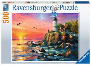 Puzzle: Lighthouse at Sunset