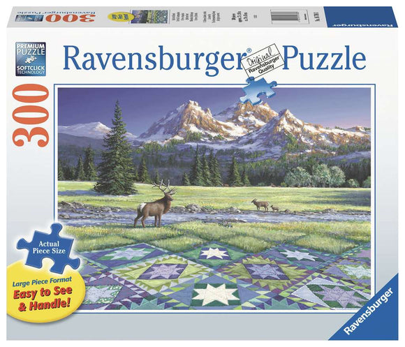 Puzzle: Large Format - Mountain Quiltscape