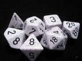Chessex Dice: Speckled Polyhedral Set Artic Camo (7)