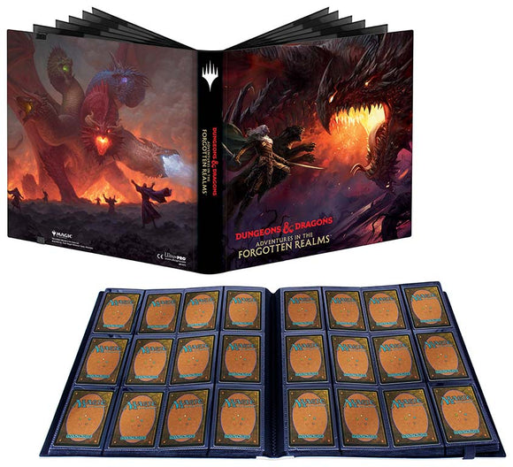 PRO-Binder: Magic the Gathering - Adventures in the Forgotten Realms -Tiamat & Drizzt (12 Pocket)