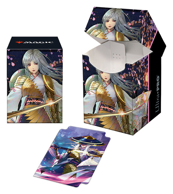 Magic The Gathering Deck Box: Kamigawa Neon Dynasty - The Wandering Emperor