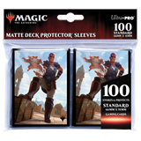Magic: the Gathering - Commander Legends: Battle for Baldur's Gate Deck Protector Sleeves - Minsc & Boo, Timeless Heroes (100ct)