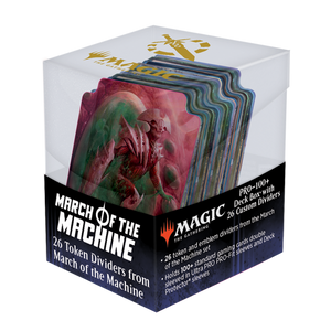 Magic The Gathering Token Dividers with Deck Box: March of the Machine