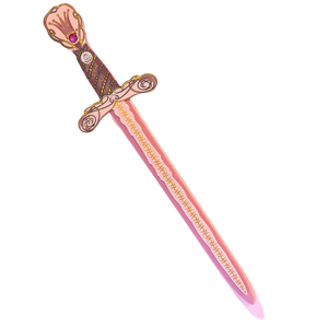Queen Rosa Foam Sword. Sword is a pink-rose color