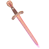 Queen Rosa Foam Sword. Sword is a pink-rose color
