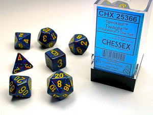 Chessex Dice: Speckled Polyhedral Set Twilight (7)
