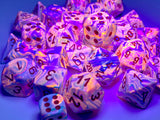 Chessex Dice: Festive Polyhedral Set Pop Art/Red (7)