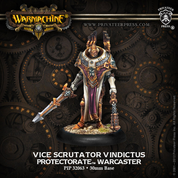 Warmachine: Protectorate of Menoth Vice Scrutator Vindictus