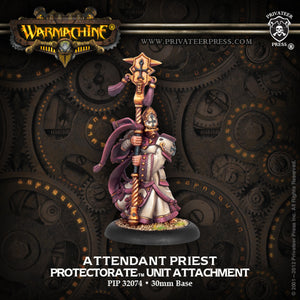 Warmachine: Protectorate of Menoth Attendant Priest
