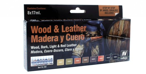 Model Color Set: Wood and Leather (8)