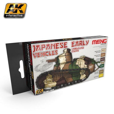 AK Interactive: Japanese Early Vehicles Colors Set