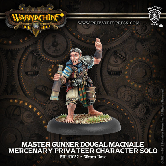 Warmachine: Mercenaries Master Gunner Dougal Macnaile