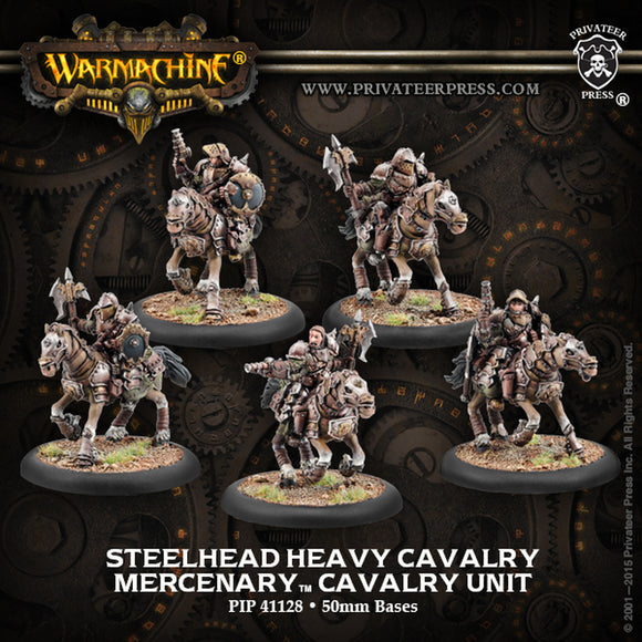 Warmachine: Mercenaries Steelhead Heavy Cavalry