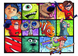 Puzzle: Disney Pixar - Splatter Art