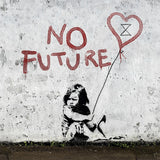 Urban Art Graffiti - Banksy No Future