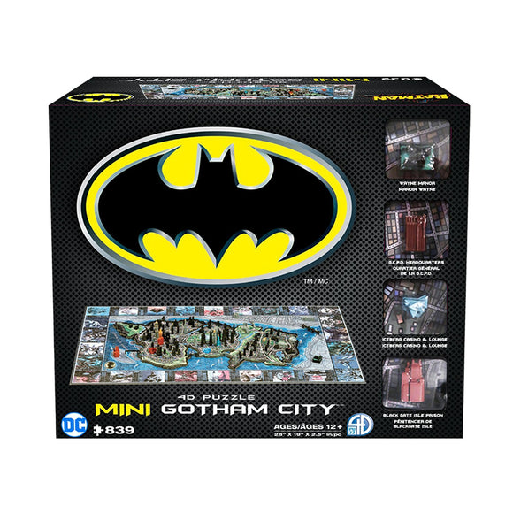 Batman - Mini Gotham City 4D Puzzle