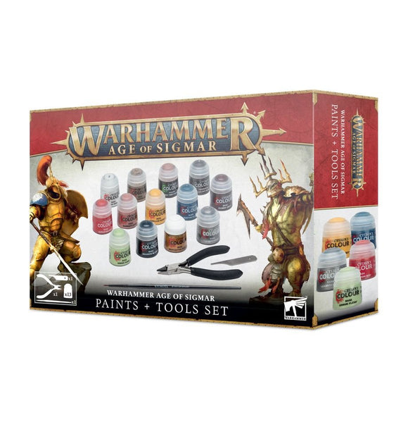 Warhammer: Age of Sigmar - Paint + Tools Set