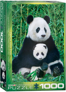 Puzzle: Animal Life Photography - Panda & Baby