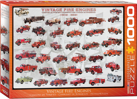 Puzzle: Sea & Land Transportation - Vintage Fire Engines