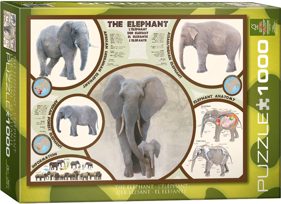 Puzzle: Animal Charts - The Elephant
