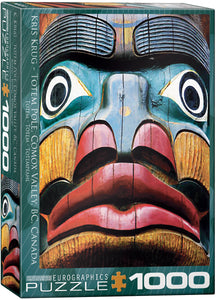 Puzzle: Fine Art Masterpieces - Totem Pole Comox Valley BC by Kirs Krug