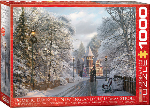 Puzzle: Christmas - Seasonal - New England Christmas Stroll by Dominic Davison