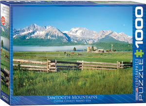 Puzzle: Scenic Photography - Sawtooth Mountains Idaho