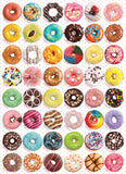 Puzzle: Delicious Puzzles - Donuts Tops