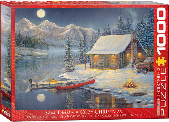 Puzzle: Artist Series - A Cozy Christmas by Sam Timm