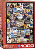 Puzzle: Canadian Vintage Art - Railroad Adventures