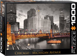 Puzzle: City Collection - Chicago Michigan Avenue