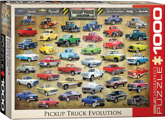 Puzzle: Automotive Evolution Charts - Pickup Truck Evolution