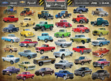 Puzzle: Automotive Evolution Charts - Pickup Truck Evolution
