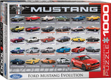 Puzzle: Automotive Evolution Charts - Ford Mustang Evolution