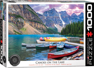 Puzzle: HDR Photography - Canoes on the Lake