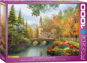 Puzzle: Artist Series - Autumn Church by Dominic Davison