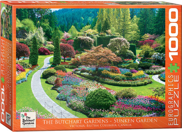 Puzzle: Scenic Photography - The Butchart Gardens Sunken Garden