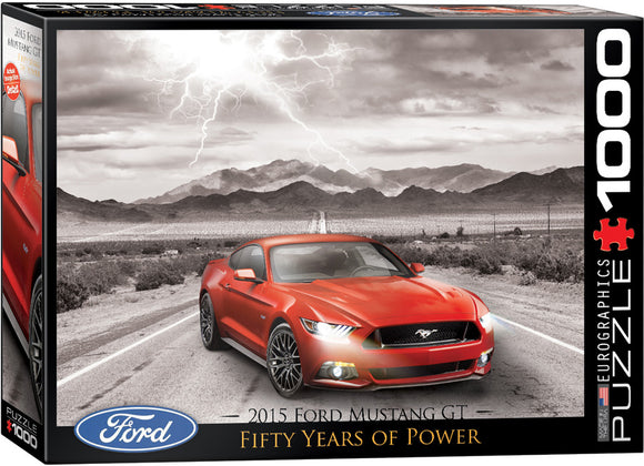 Puzzle: American Car Classics - 2015 Ford Mustang GT Fifty Years of Power