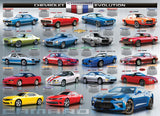 Puzzle: Automotive Evolution Charts - Chevrolet The Camaro Evolution