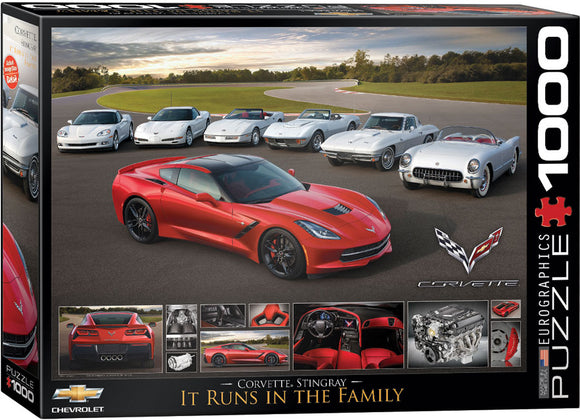 Puzzle: American Car Classics - 2014 Corvette Stingray It Runs in the Family