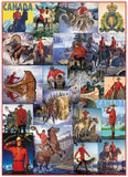 Puzzle: Canadian Vintage Art - RCMP Collage