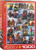 Puzzle: Canadian Vintage Art - RCMP Collage