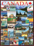 Puzzle: Canadian Vintage Art - Travel Canada Vintage Posters