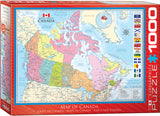 Puzzle: Maps & Flags - Map of Canada