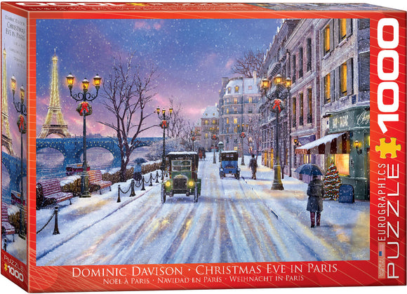 Puzzle: Christmas - Seasonal - Christmas Eve in Paris by Dominic Davison