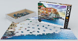 Puzzle: HDR Photography - Manarola Cinque Terre Italy Mediterranean Oasis