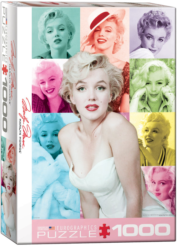 Puzzle: Celebrities Collection - Marilyn Monroe Color Portraits