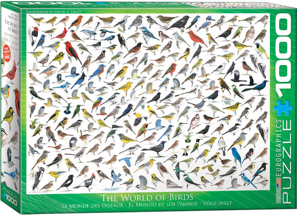 Puzzle: Animal Charts - The World of Birds
